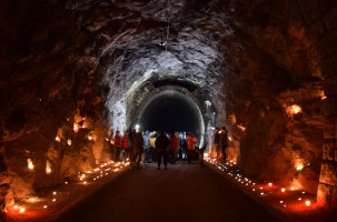 Tunel a 200 sviecok - november 2022.